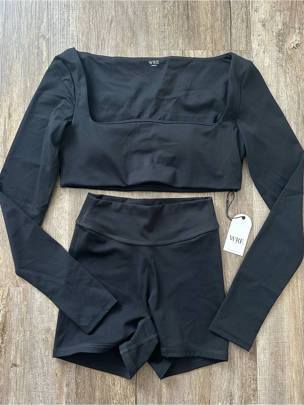 WRE London Cropped Long-Sleeve Top